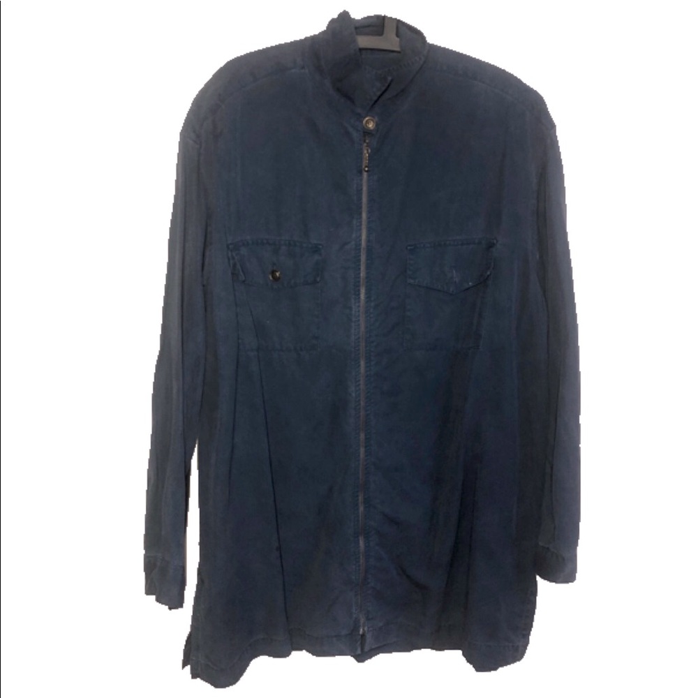 Navy zip up